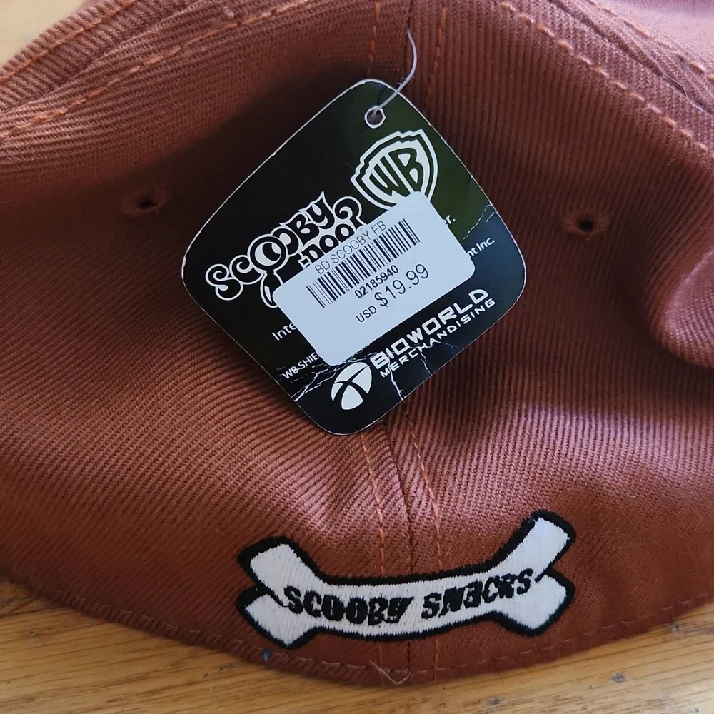 Hanna Barbera Scooby Snacks Baseball Hat Cap Size S Scooby-Doo Face - Picture 8 of 8